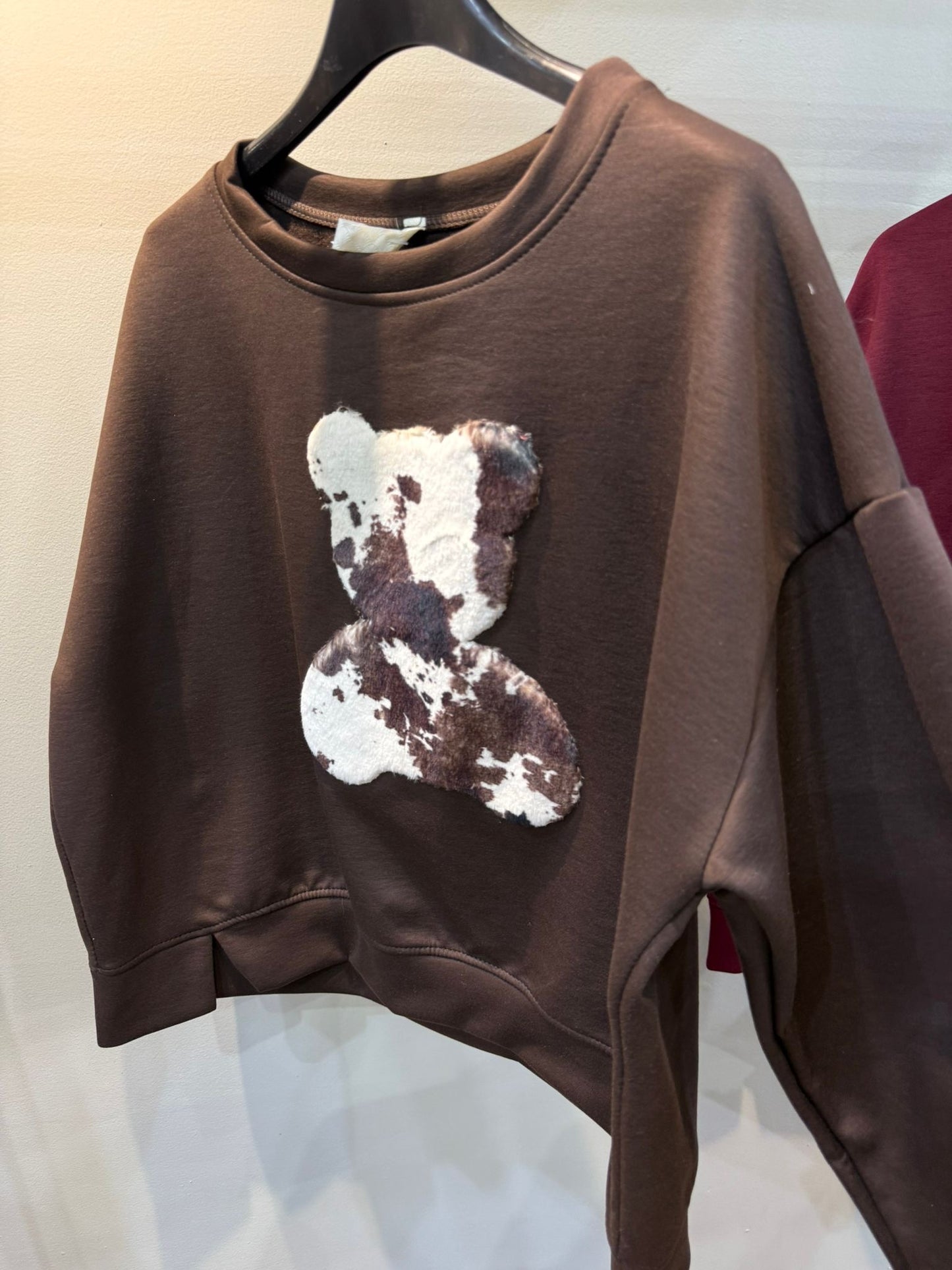 Felpa Teddy Cow