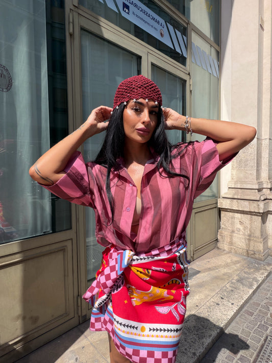 Gonna Scacchi bordeaux