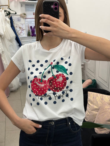 T-shirt Cherry Pois