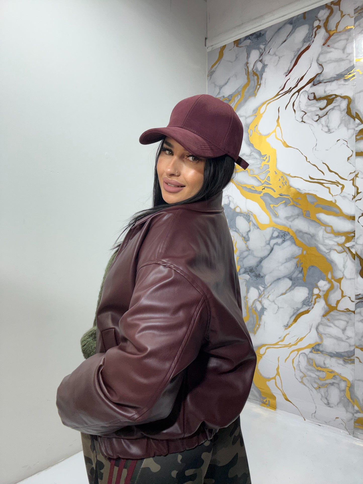 Bomber Ecopelle Terry