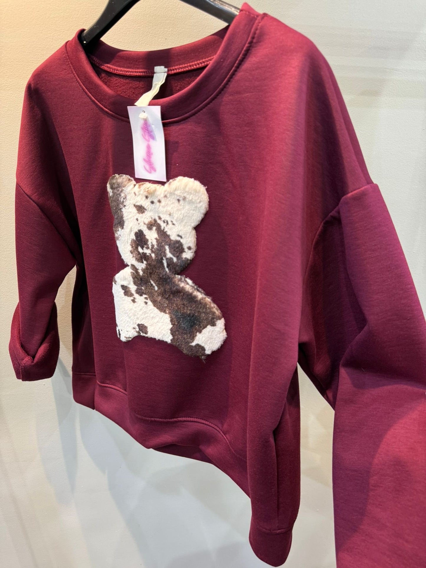 Felpa Teddy Cow