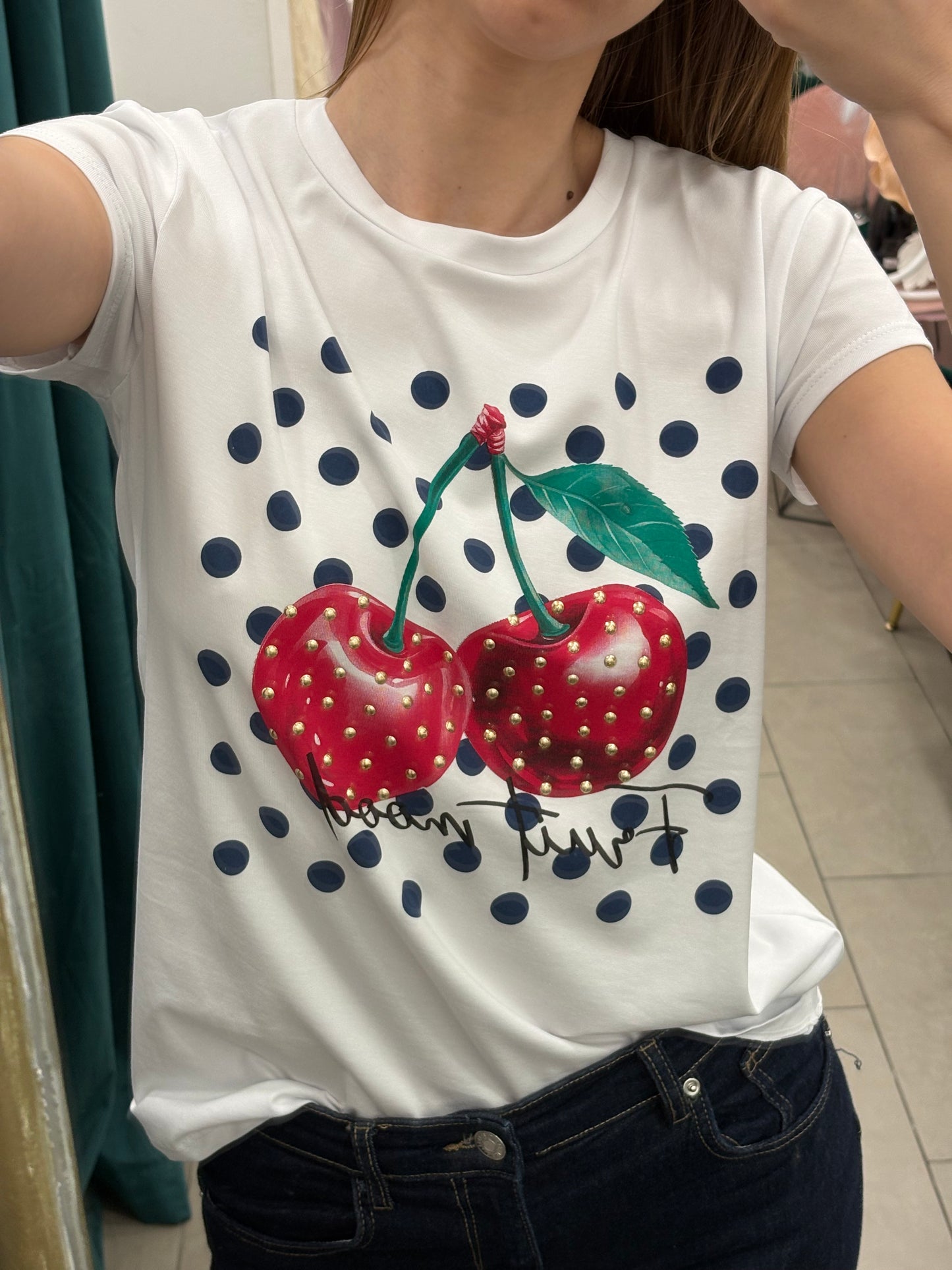 T-shirt Cherry Pois