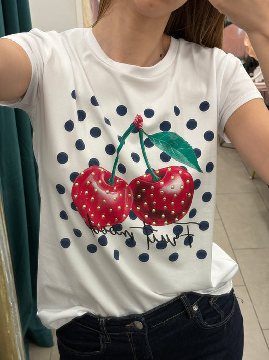 T-shirt Cherry Pois