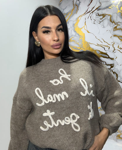 Maglione HO IL MAL DI GENTE