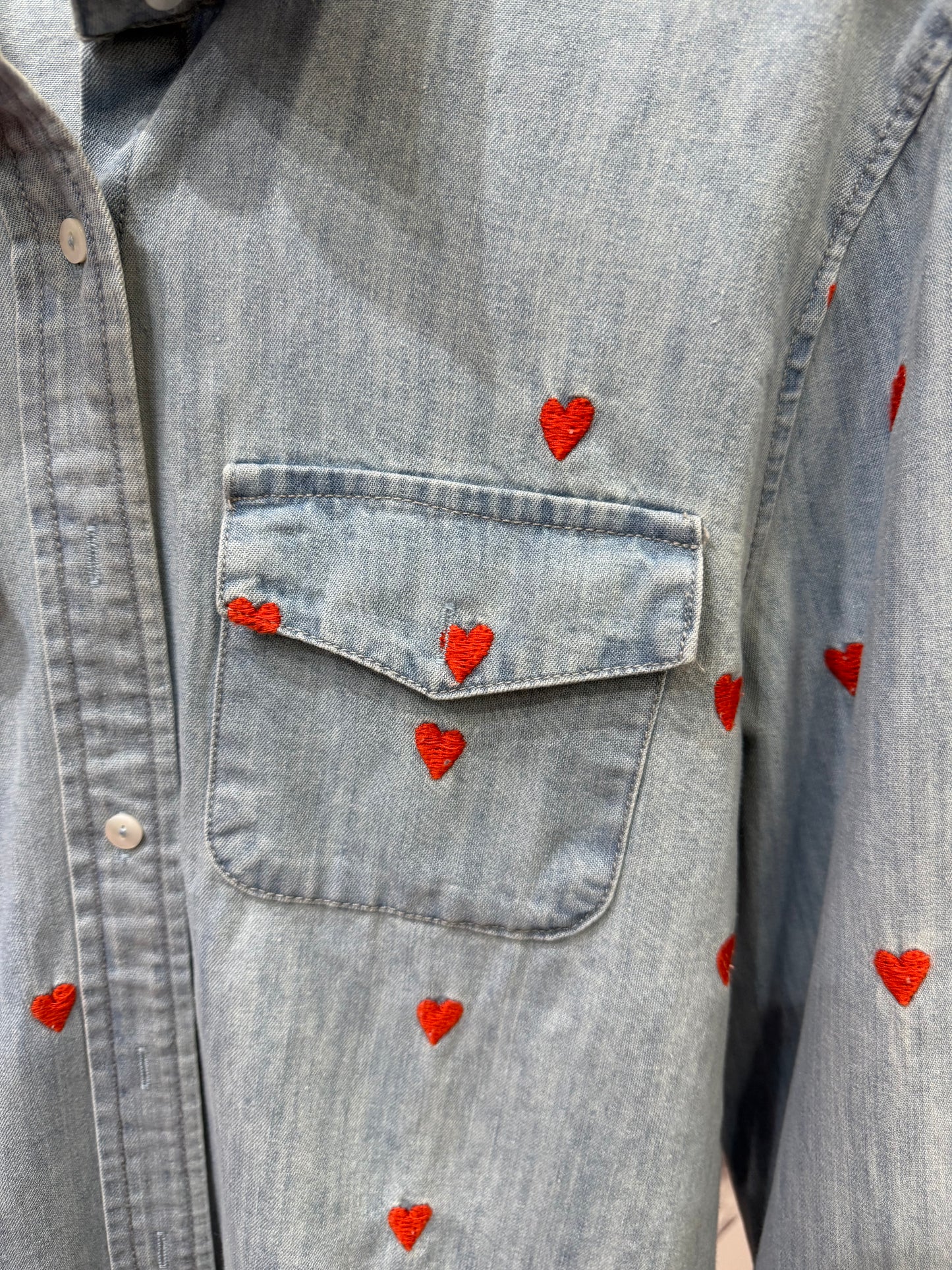 Camicia Jeans Heart