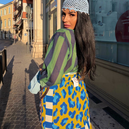 Gonna Scimmia Blu