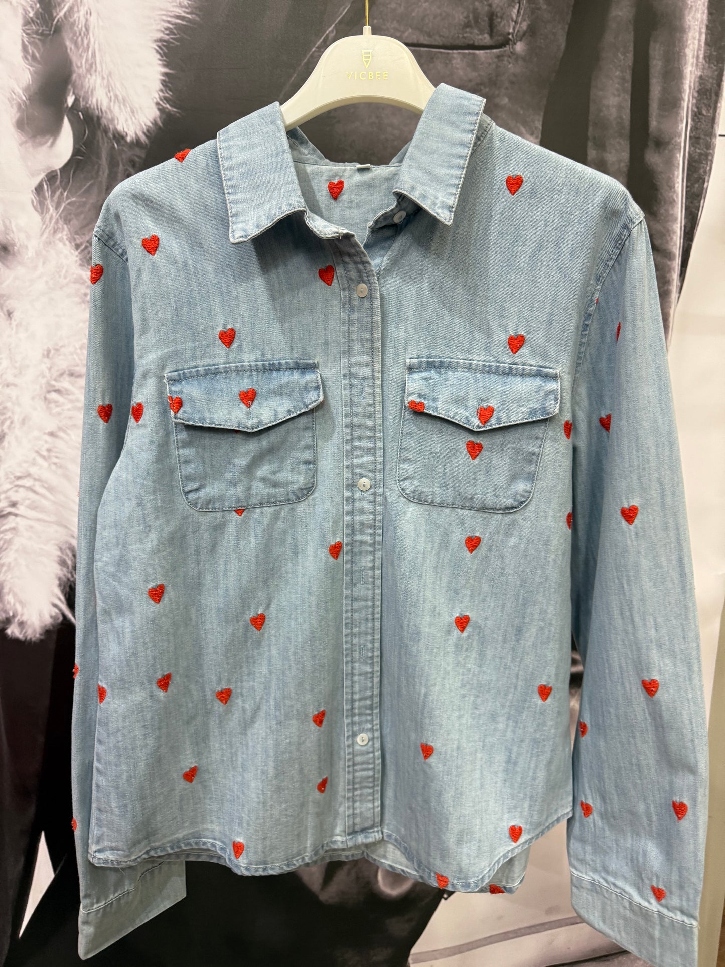 Camicia Jeans Heart