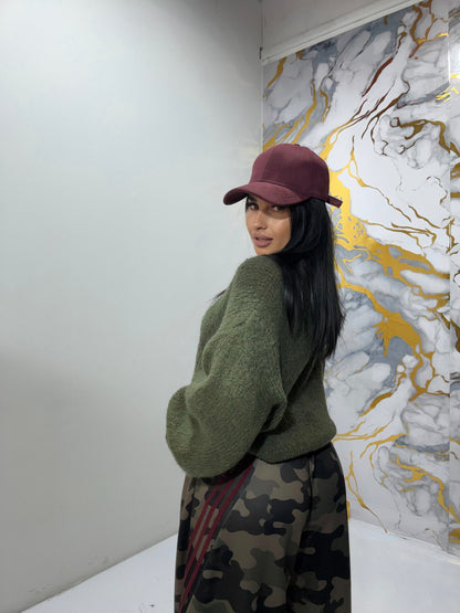 Pantaloni Mary military