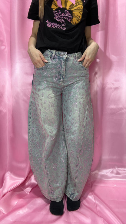 Jeans Leopard PInk