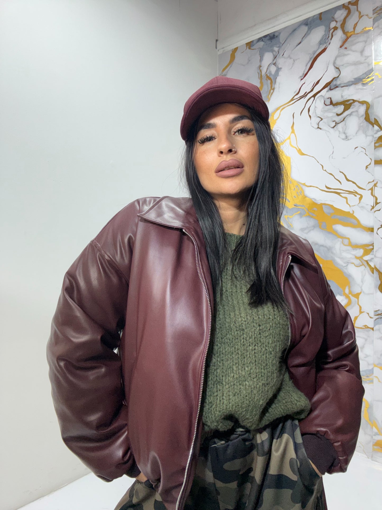 Bomber Ecopelle Terry