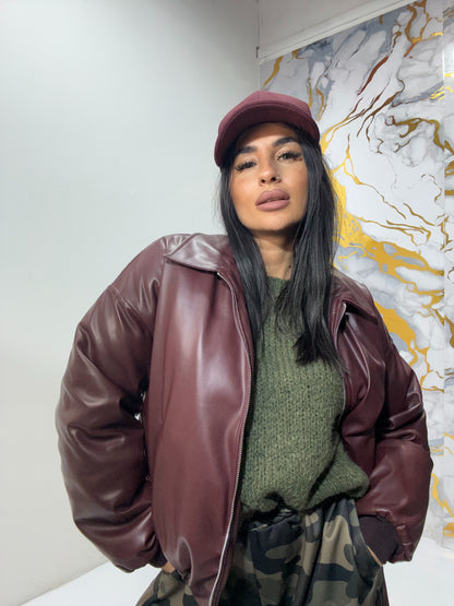 Bomber Ecopelle Terry