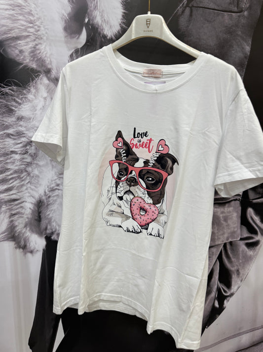 T-shirt Pinkbulldog