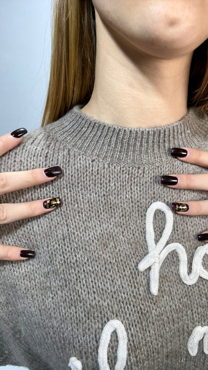 Maglione HO IL MAL DI GENTE