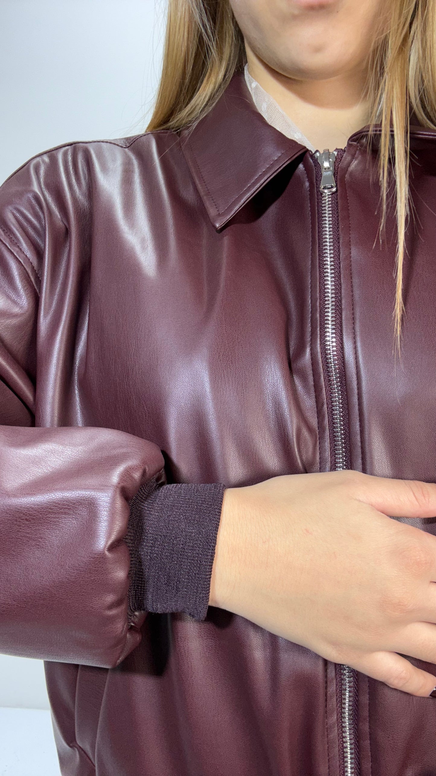 Bomber Ecopelle Terry