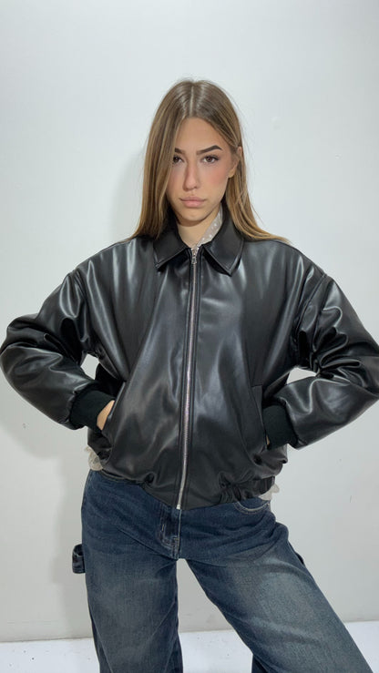 Bomber Ecopelle Terry