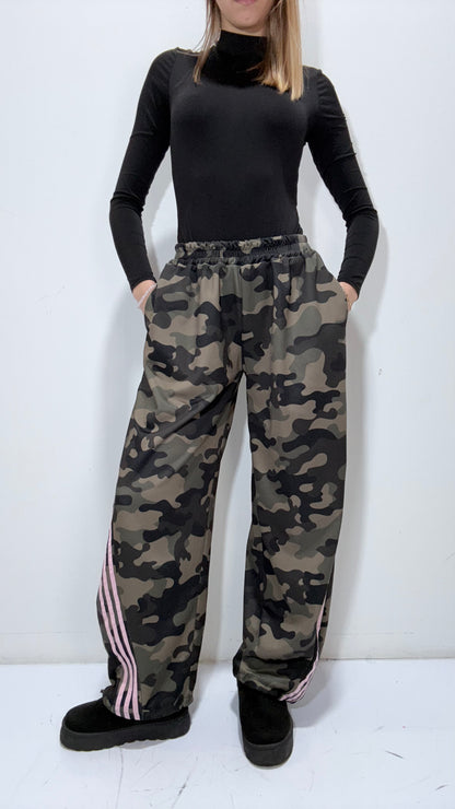 Pantaloni Mary military