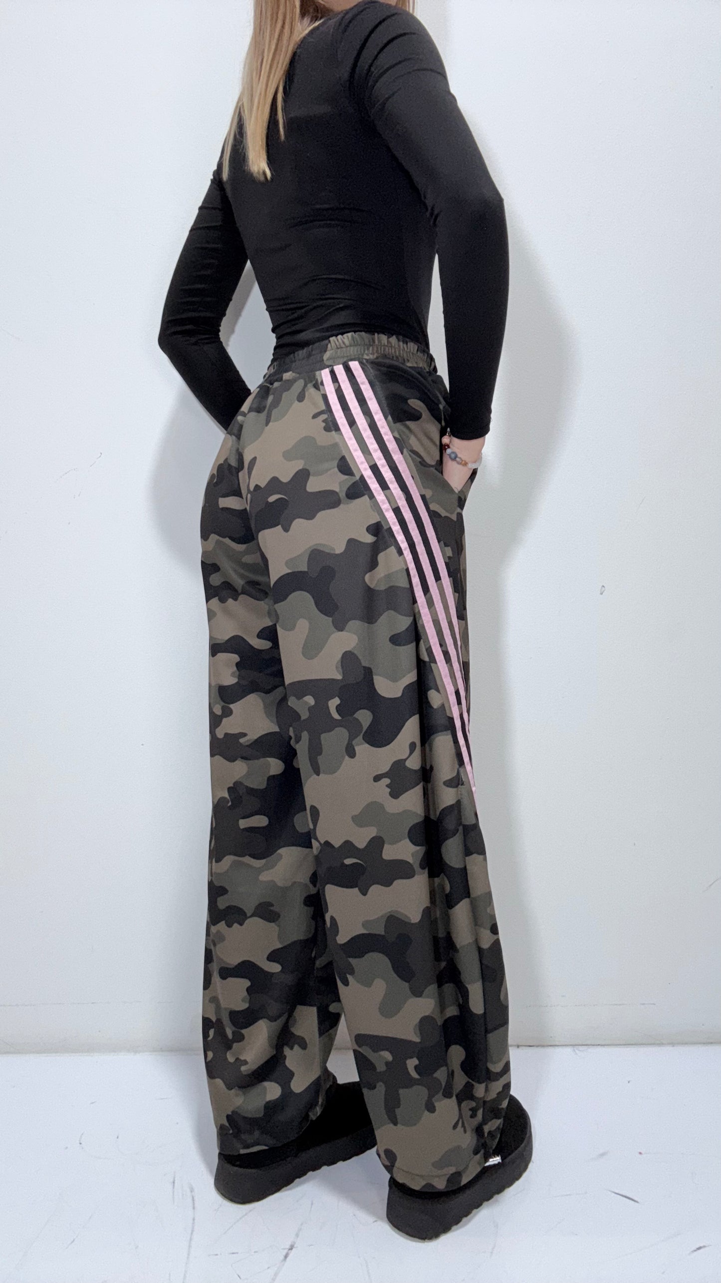 Pantaloni Mary military