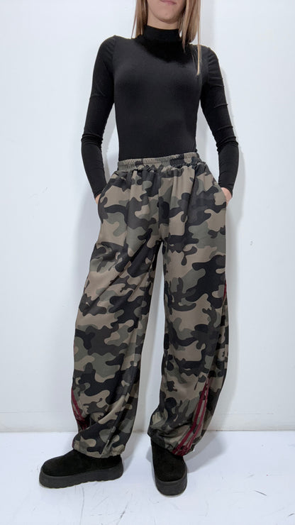 Pantaloni Mary military